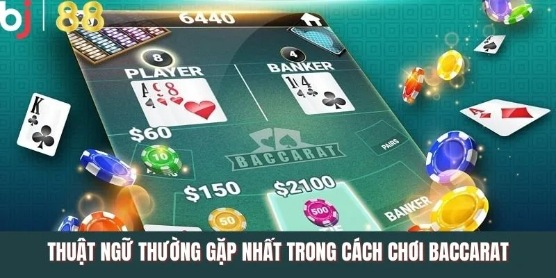 Thuật ngữ thường gặp nhất trong cách chơi baccarat